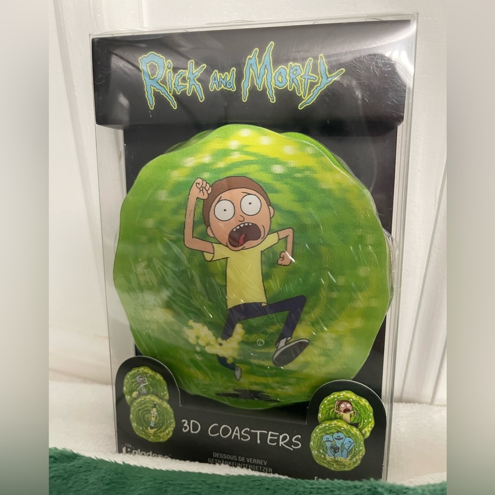 🎊Rick and Morty 3D Coasters 🎊